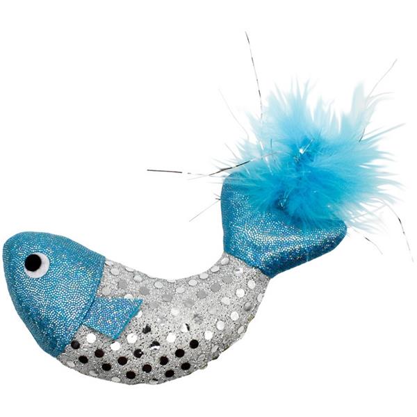 Happy Pet Hračka cat textil Wonderland Rybka 5x4x2 cm