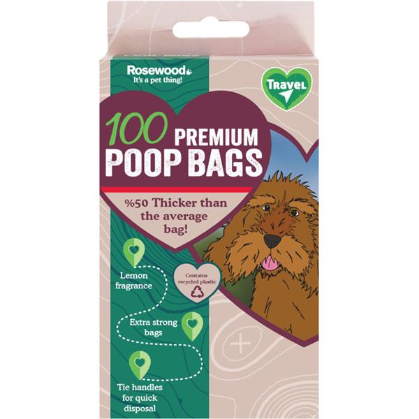 Rosewood Sáčky na exkrementy 26x34cm 100 ks RW