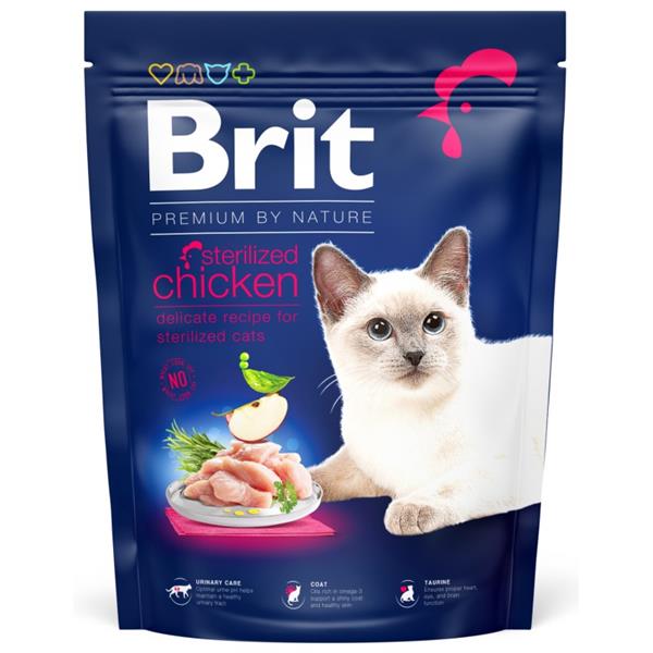 BRIT Premium by Nature Cat Sterilized Chicken 300 g