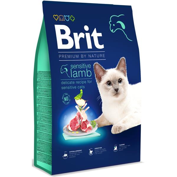Brit Premium by Nature Cat Sensitive Lamb - 8kg