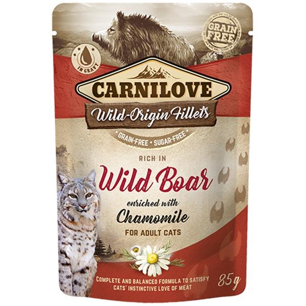 Carnilove Cat Pouch Wild Boar & Chamomile 85 g