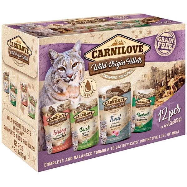 Kapsičky CARNILOVE Cat pouch multipack (12x85g) 1020 g
