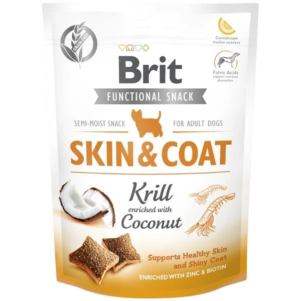 Brit Care Dog Functional Snack Skin&Coat Krill  150 g