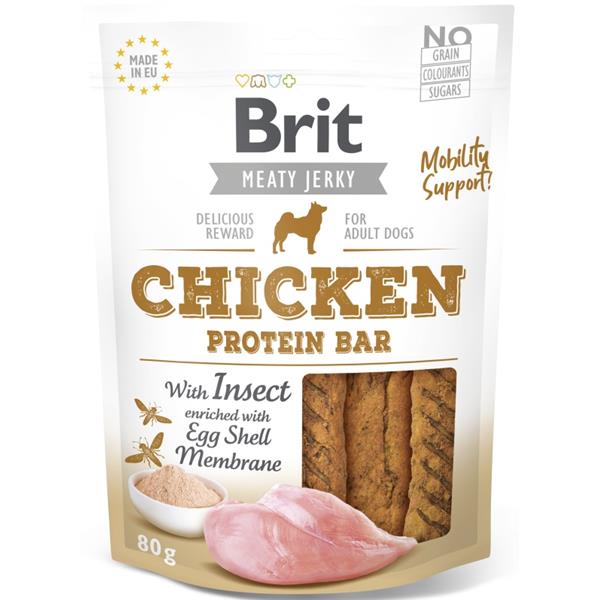 Brit Jerky Chicken with Insect Protein Bar 80 g