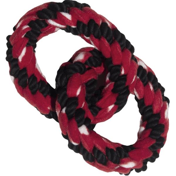 Hračka textil KONG Signature Rope Double Ring Tug
