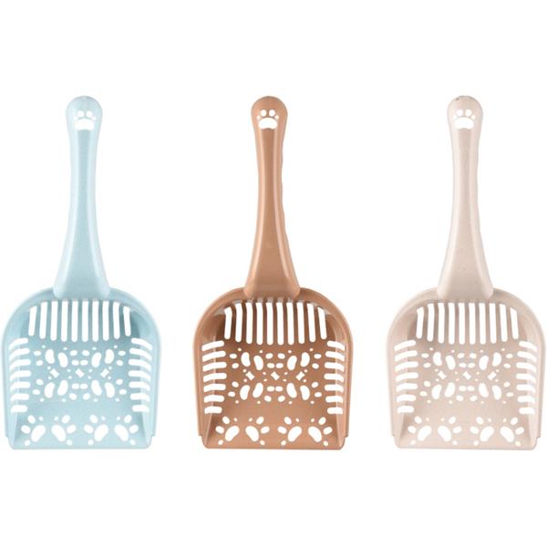 Lopatka na trus jemná Flamingo 13x28x5,5 cm (mix barev)