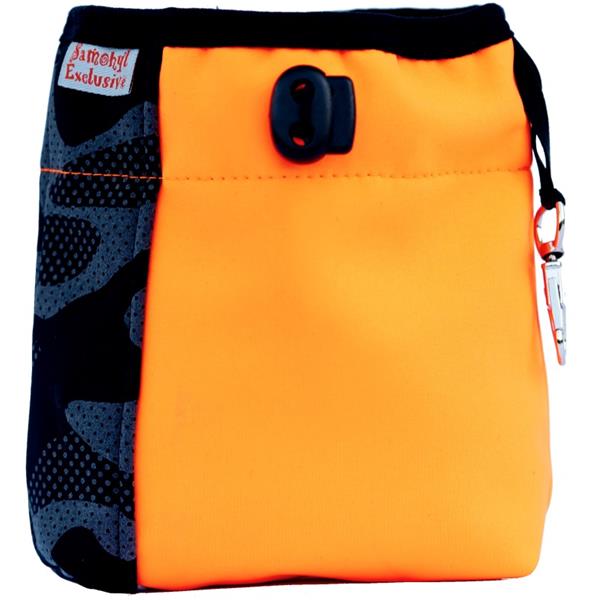 Samohýl Exclusive Pamlskovník softshell Splendor 15x15 cm army-oranžová