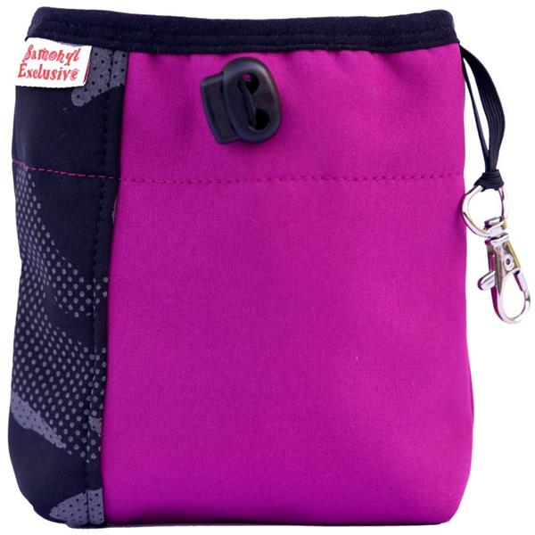 Samohýl Exclusive Pamlskovník softshell Splendor 15x15 cm army-bordó