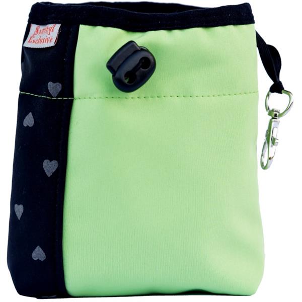 Samohýl Exclusive Pamlskovník softshell Splendor 15x15 cm srdíčko-zelená