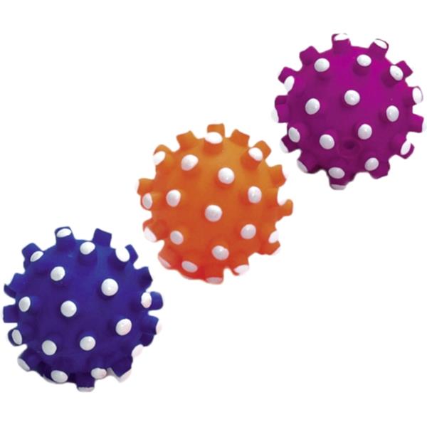 Hračka vinyl ježatý míček Flamingo 6,5 cm