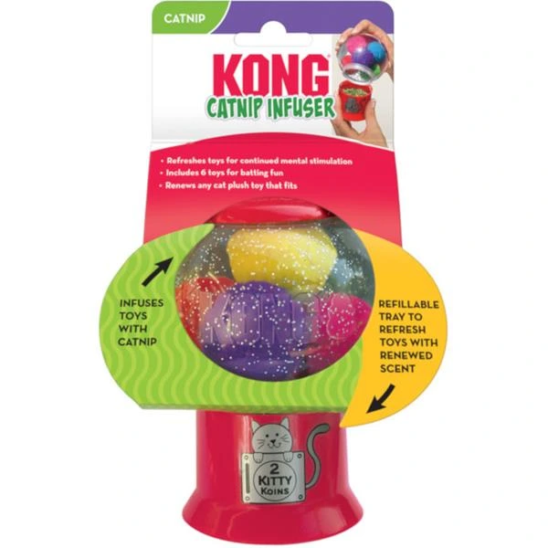 Hračka cat catnip infuzer KONG 1 ks
