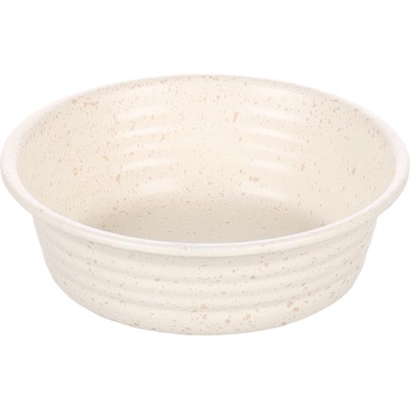 Miska nerez Ligna bílá 280 ml Flamingo