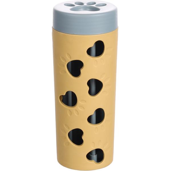 Hračka cat plast dávkovač pamlsků 15 cm Flamingo