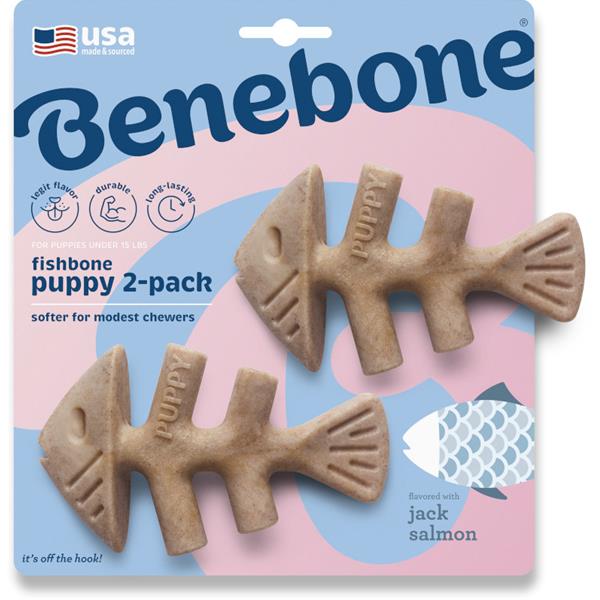 Benebone Puppy Fishbone  XS 2 ks