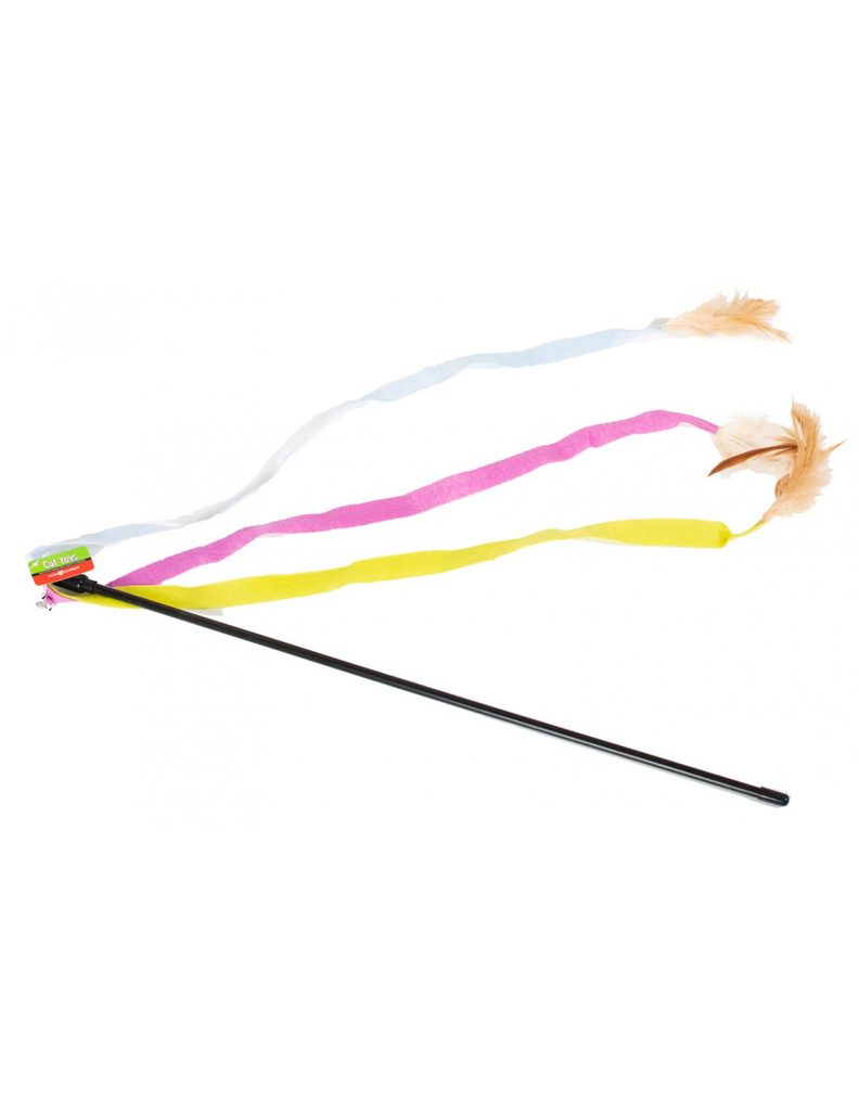 Farm Company udice pro kočky s pírky a stuhou