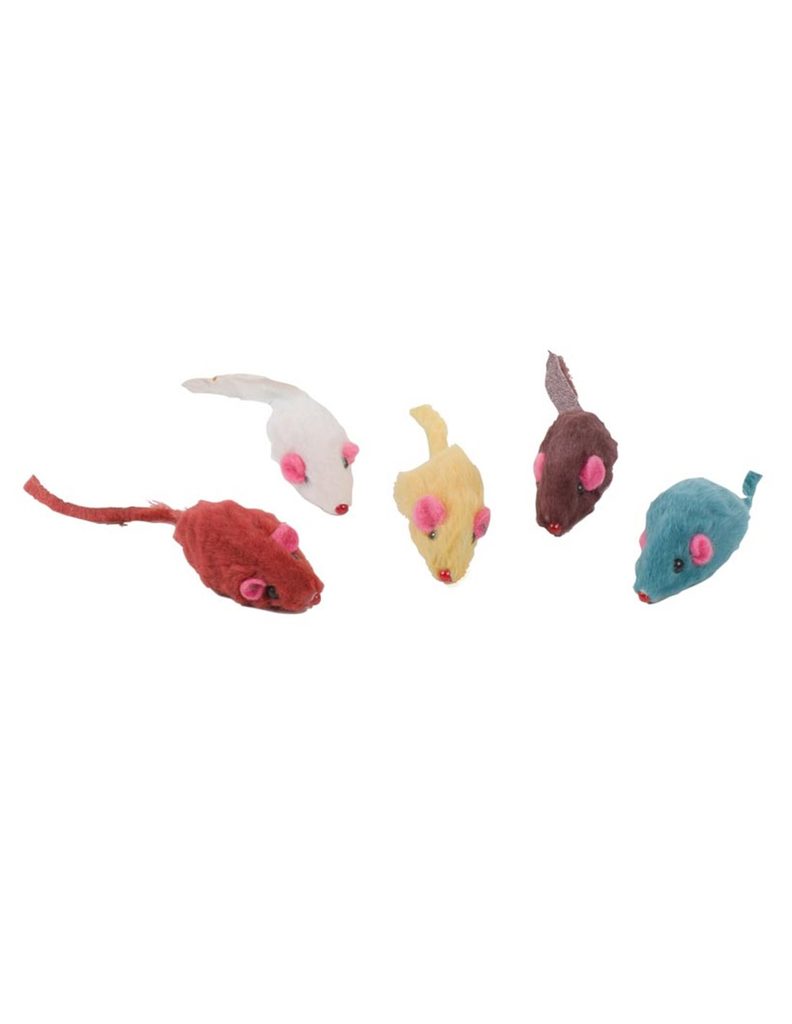 Farm Company plyšová myška 4 cm (mix barev)