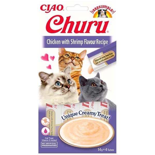 Churu Cat Chicken with Shrimp Flavour Recipe 4x14g