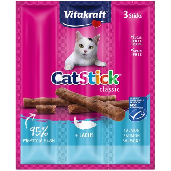 Vitakraft Cat Stick losos 3x6 g