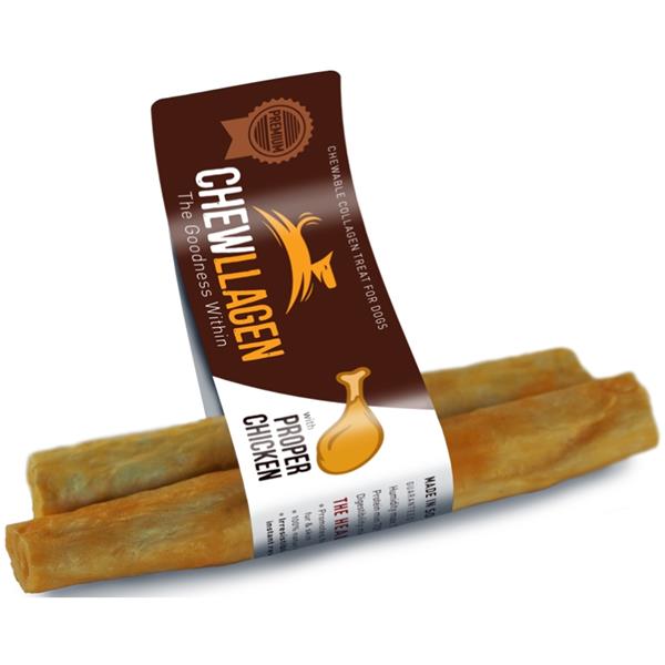 CHEWLLAGEN Kuřecí rolky 12 cm 2 kusy