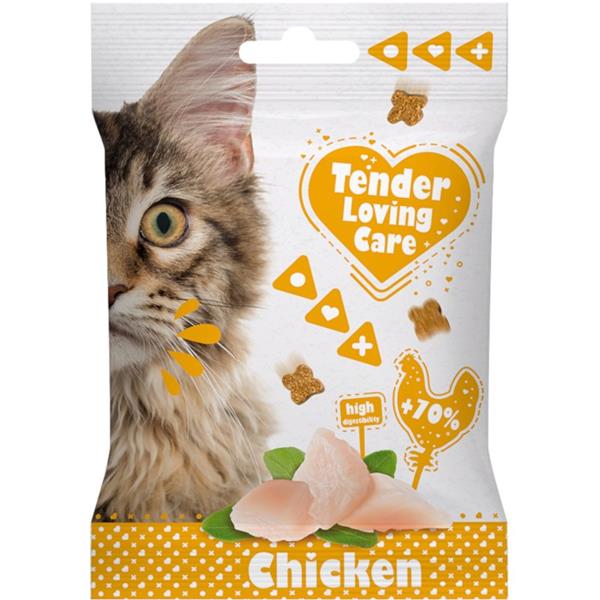 Duvo+ Tender Loving Care Cat pamlsek - kuře 50 g