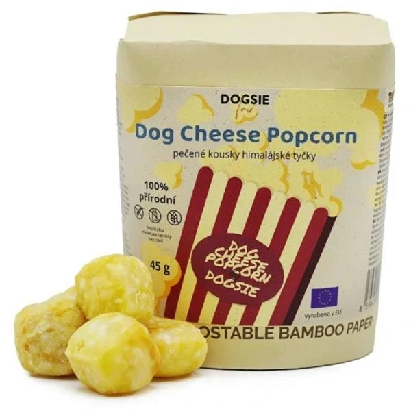 Dogsie Psí Popcorn Cheese 45g