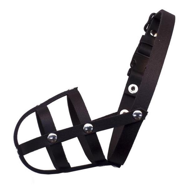 B&F Náhubek kůže černý BAFPET č. 0 Yorkshire, Čivava, Pražský krysařík