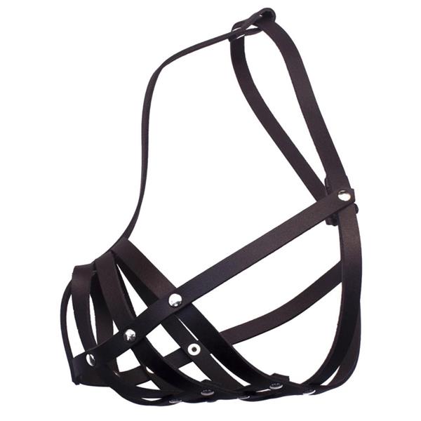 B&F Náhubek kůže černý BAFPET č. 8 Boxer