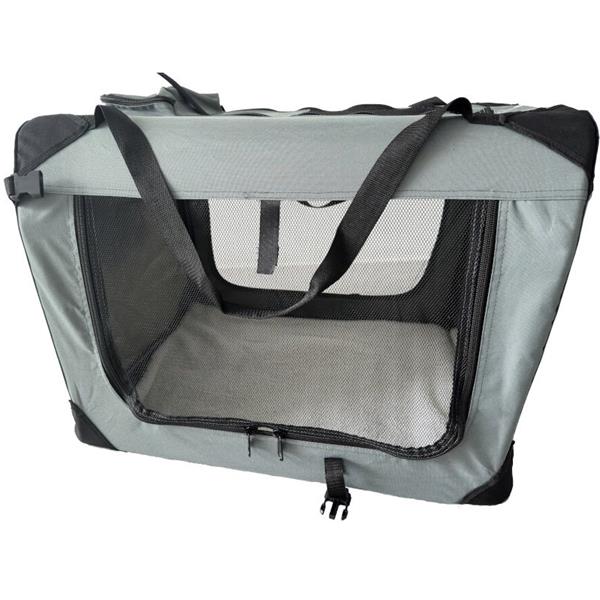Přepravka látková Dogcrate 70x52x50 cm šedý A.K.