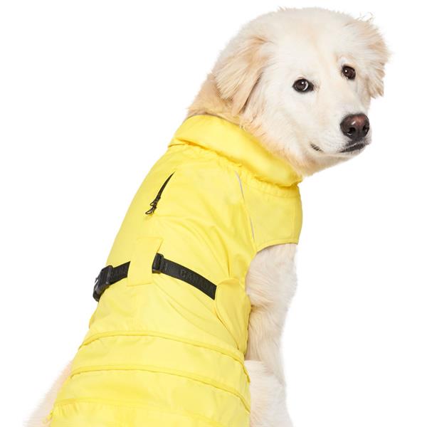 Obleček pláštěnka Canada Pooch žlutá vel. M