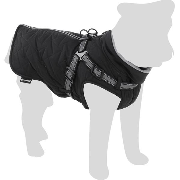 Obleček zimní Duker černý 55 cm Flamingo