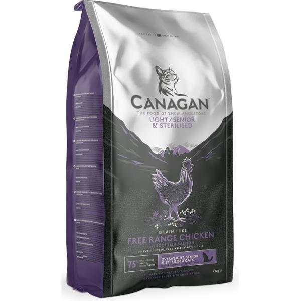 Canagan Cat Dry Light / Senior / Sterilised 1,5 kg 375 g