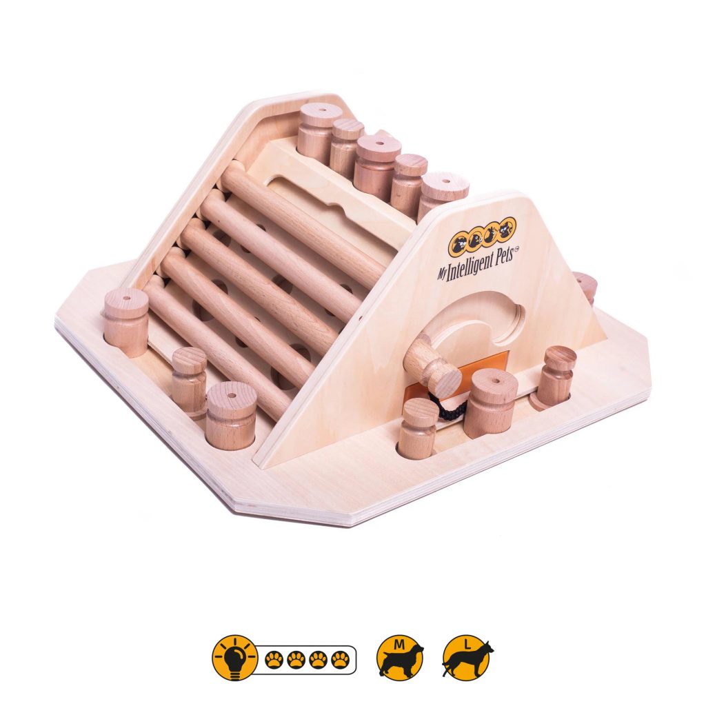 My intelligent pets Dřevěný hlavolam Pyramid