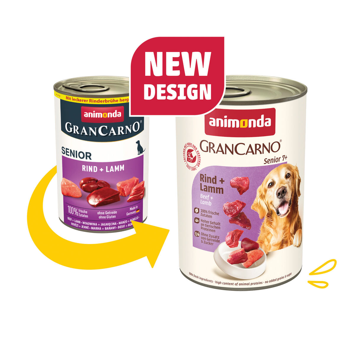 GRANCARNO Senior - hovězí, jehněčí 400 g