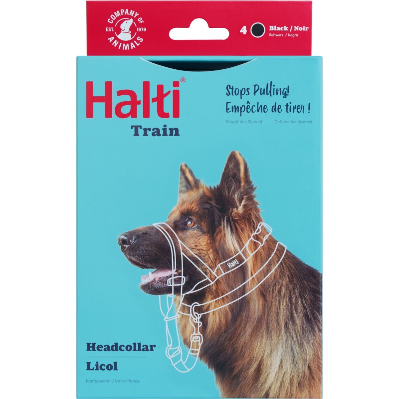 Ohlávka nylon Halti vel. 4 - rotvajler, doga