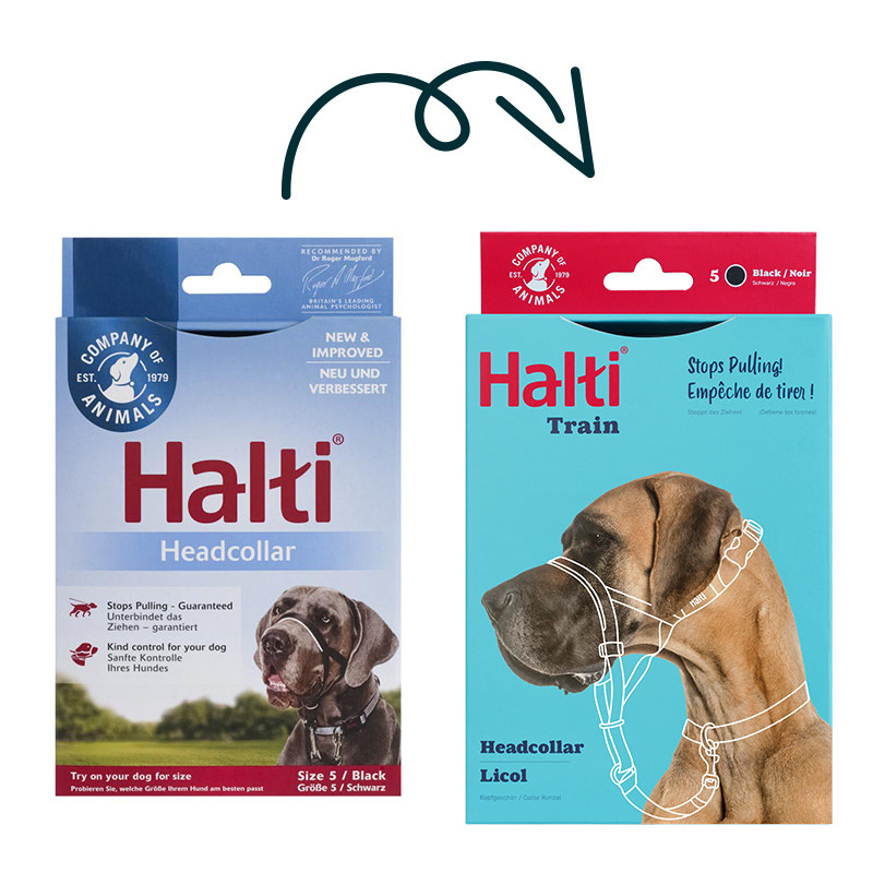 Ohlávka nylon Halti vel. 5 - molosoidní, bernardýn