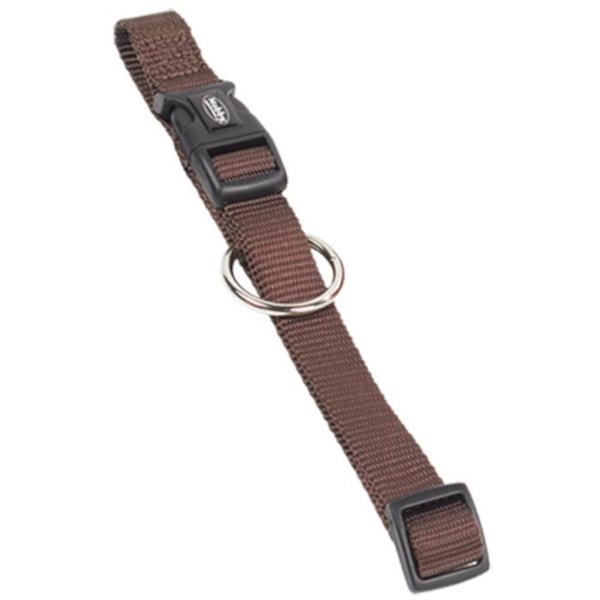 Obojek nylon classic 1x13-20 cm Nobby hnědý