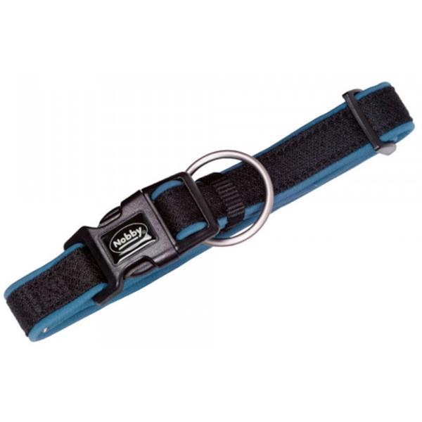 Obojek nylon Mesh Preno 50-65 cm x 25-35 mm modrý Nobby