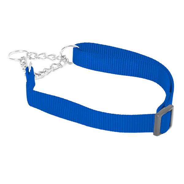 Obojek nylon polostahovací Modrá DUVO+ 2,5x45-70cm