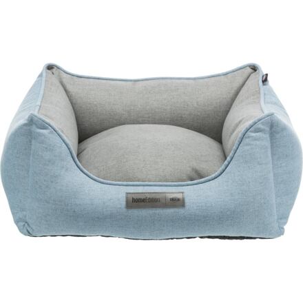 TRIXIE Obdélníkový pelech LONA, světlemodrá/šedá Velikost obdélníkového pelechu LONA: 60 x 50 cm