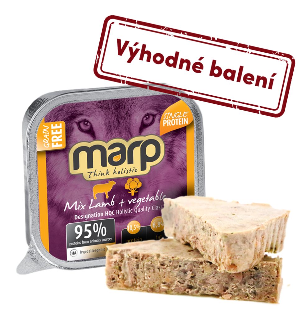 Marp Mix vanička pro psy jehně+zelenina 16x100g