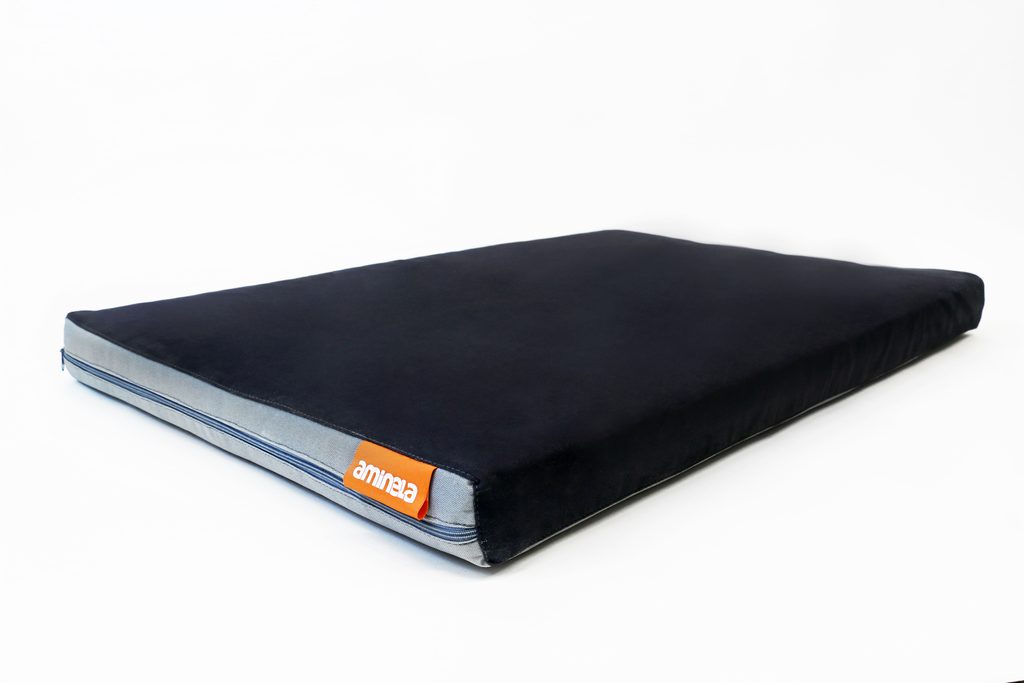 Matrace Aminela - 100 x 70 x 10 cm Half and Half černá/šedá