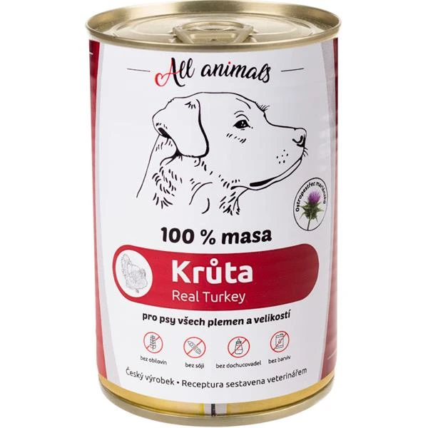 All Animals DOG Krůtí mleté 400g