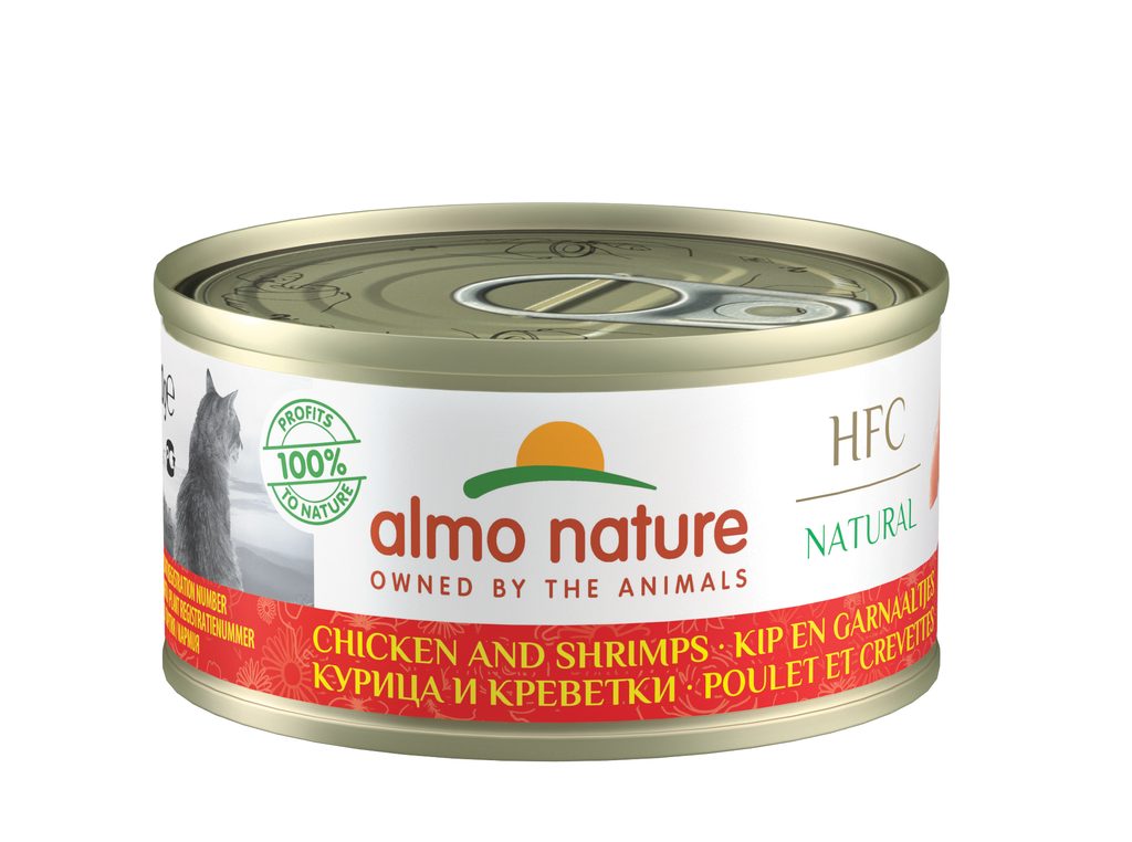 Almo Nature HFC Natural - Kuře a krevety 70 g