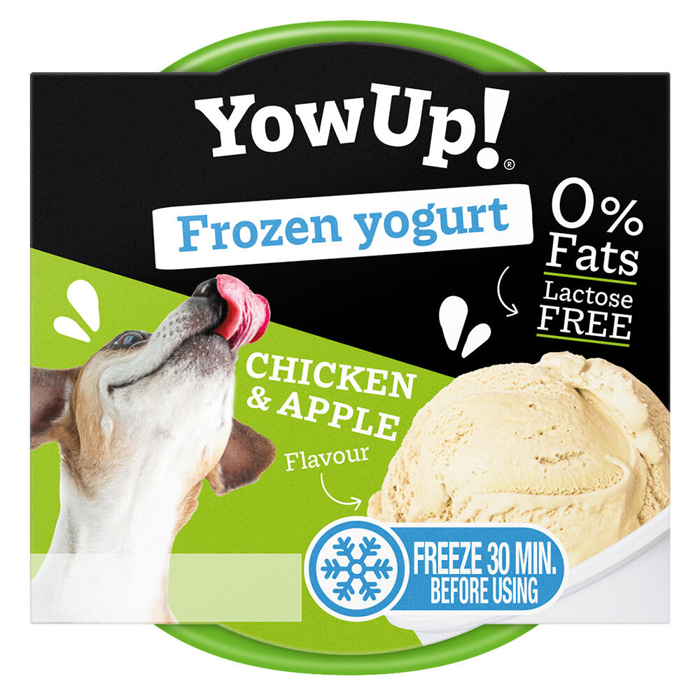 Dairy pet Yow Up! YOWUP Frozen Yoghurt - zmrzlinový jogurt s příchutí kuřete a jablka 110 g