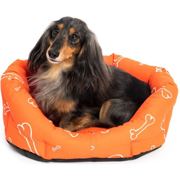 Samohýl Exclusive Pelech 8 hran bavlna vzor Kost oranžovo/bílý (45 cm)