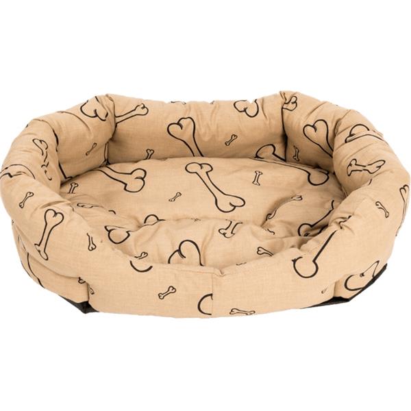 Samohýl Pelech 8 hran bavl. Kost béžovo/černý 60 cm