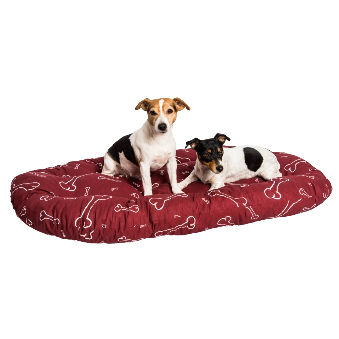 Polštář ovál bavl. Kost vínovo/bílý 80 cm