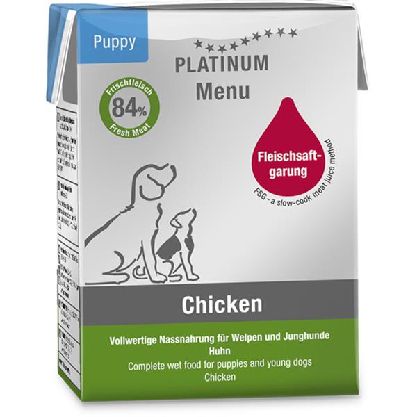 Platinum Dog Menu Puppy Chicken 375 g