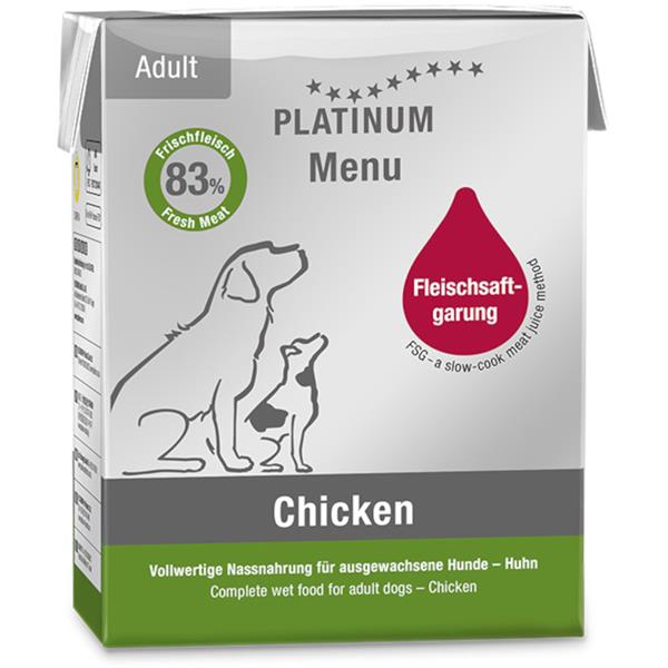 Platinum Dog Menu Chicken 185 g