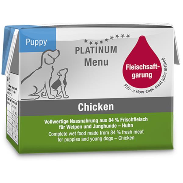 Platinum Dog Menu Puppy Chicken 90 g